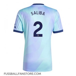 Arsenal William Saliba #2 Replik 3rd trikot 2024-25 Kurzarm